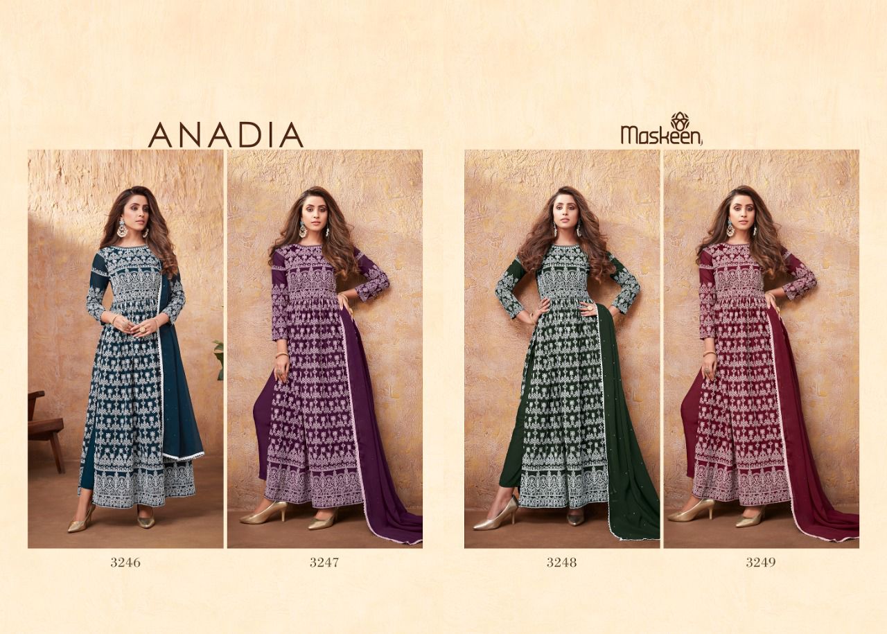 Anadia Maisha Maskeen Readymade Pant Style Suits Manufacturer Wholesaler